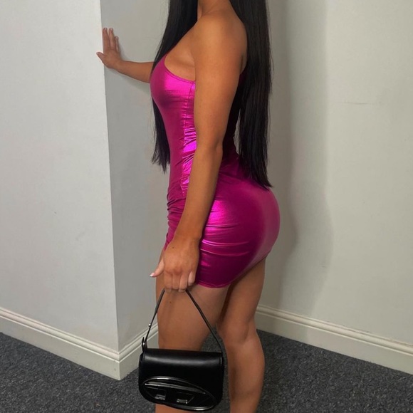 SorelleUK Skirts Sorelle Uk Foil Pink Elle Knot Two Piece Skirt And